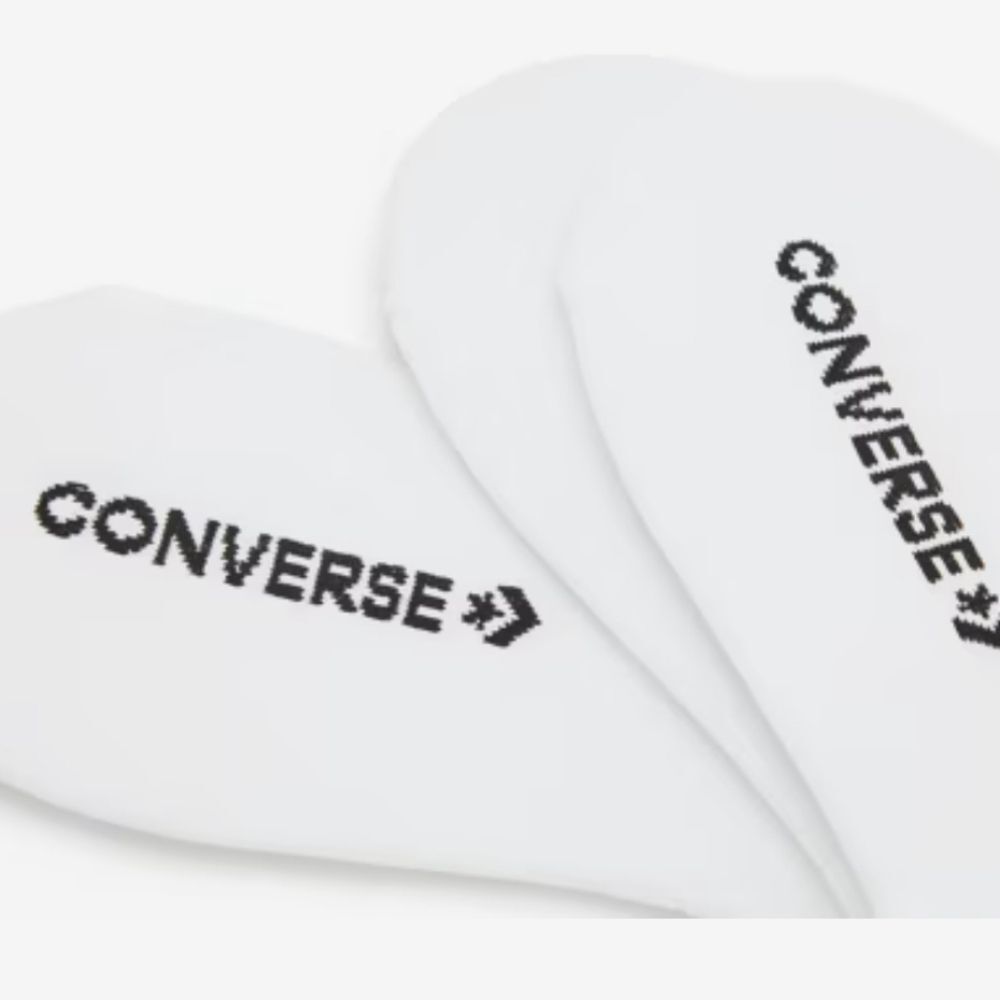 Converse 3-PK Logo Chevron Star Liners- White